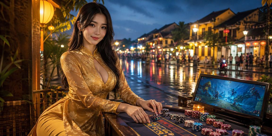 Bối cảnh Hội An với esports betting và phong cách áo dài hiện đại